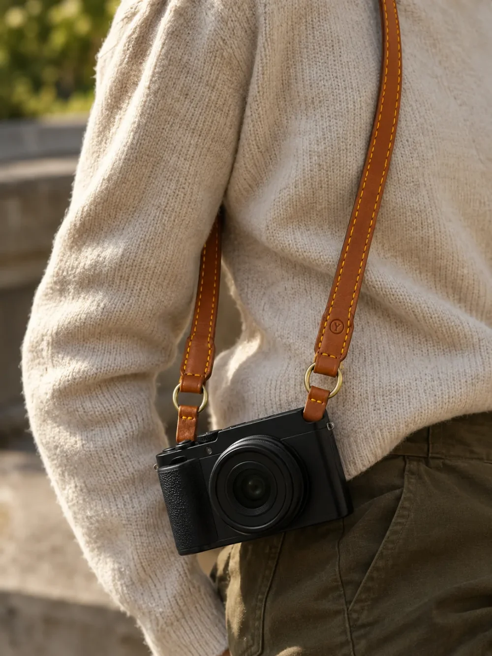 Camera Strap Kit i brug