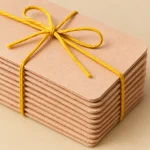Card-Size Panels ×10, close-up of the stitching and finish