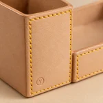 Desk Organiser Kit, nærbilde av sting og finish