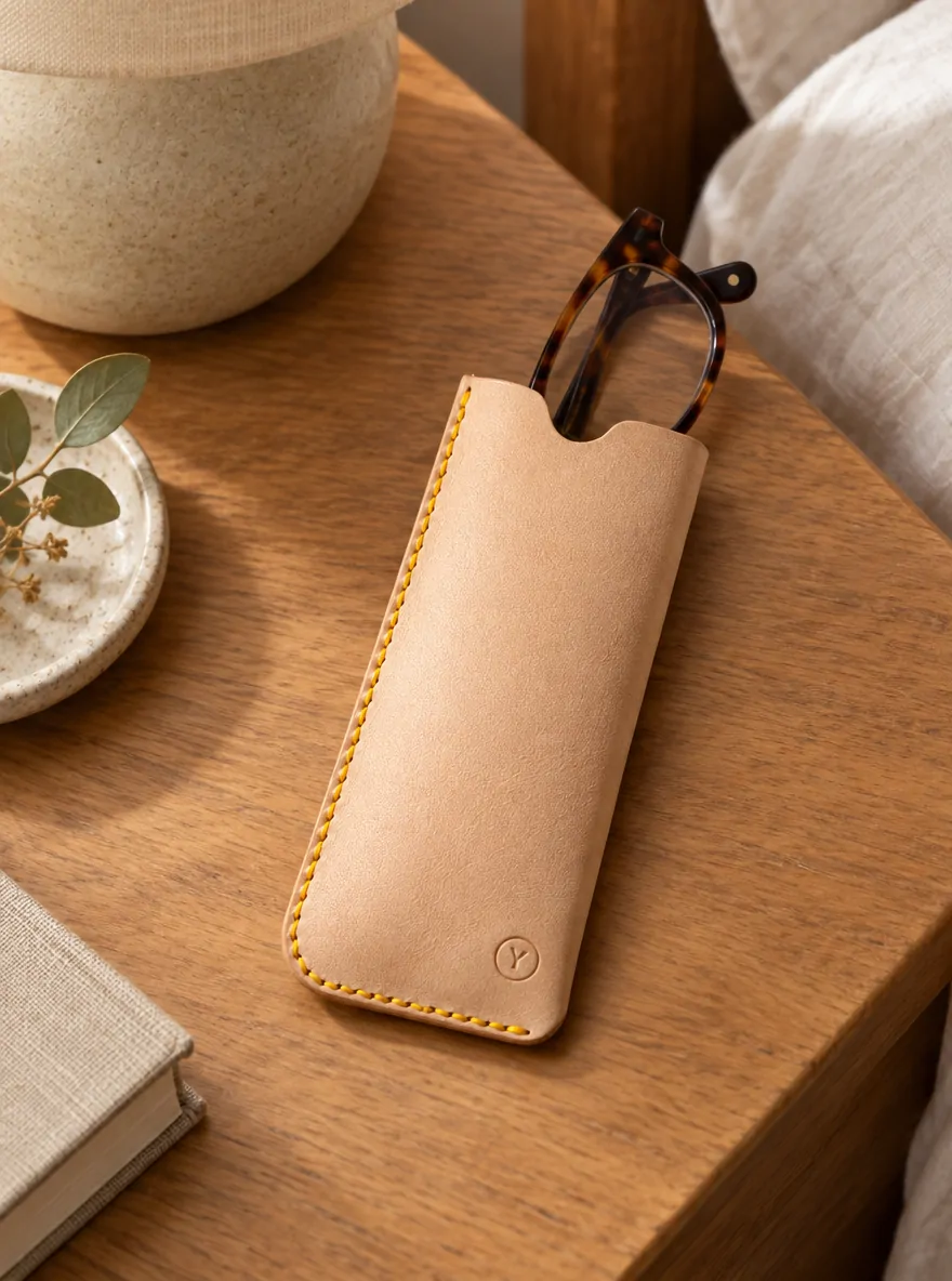 Glasses Case Kit i brug