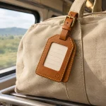 Luggage Tag Kit in use