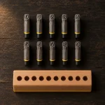 Number Stamp Set, alt fra æsken lagt frem
