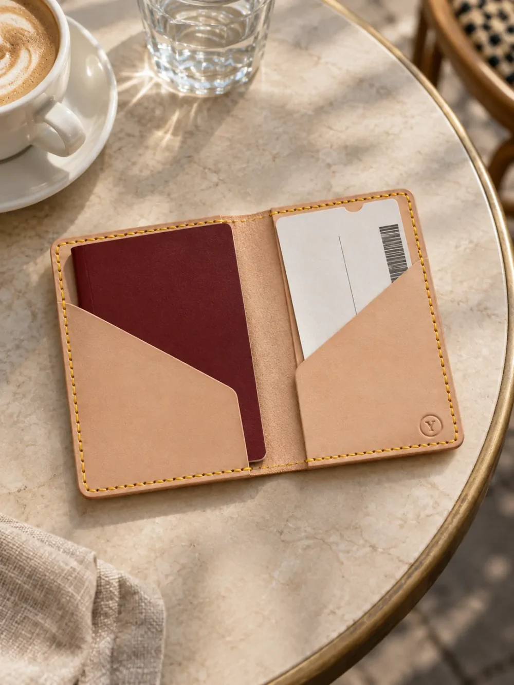 Passport Cover Kit in uso