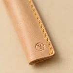Pen Sleeve Kit, close-up of the stitching and finish