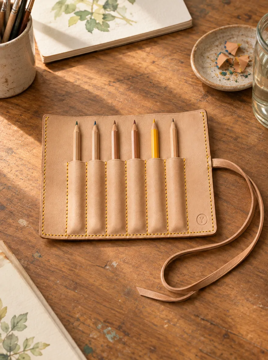 Pencil Roll Kit in use