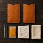 Phone Sleeve Kit, alt fra æsken lagt frem