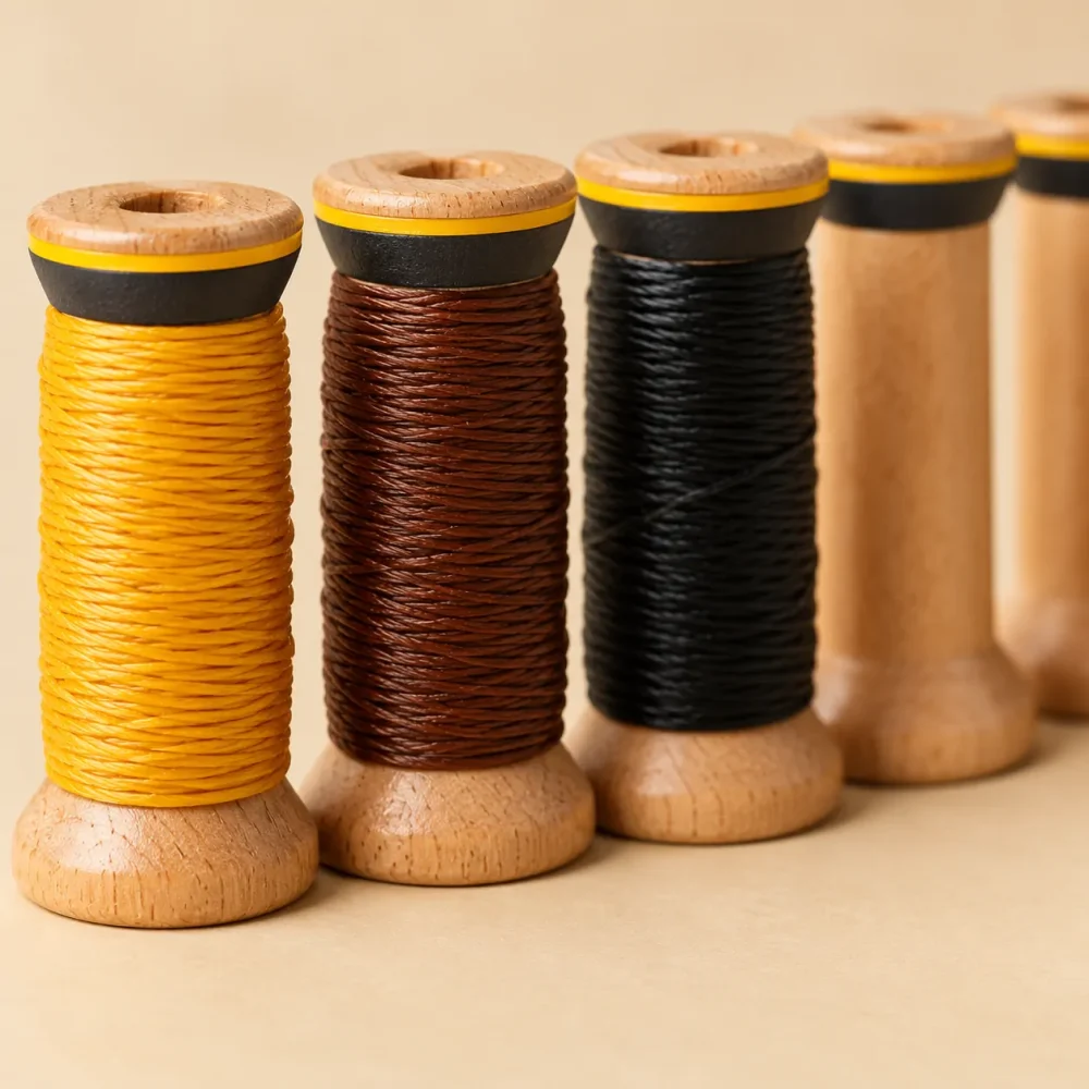 Thread Bobbin Set, close-up af syning og finish