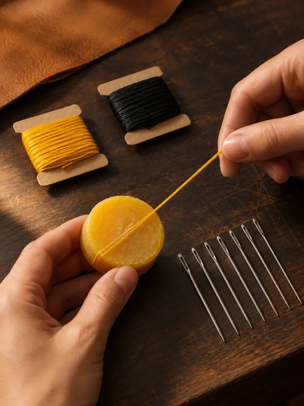 Thread & Needle Starter i brug
