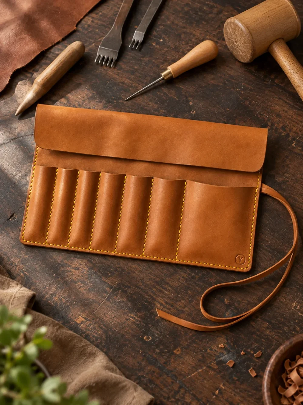 Tool Roll Kit i brug