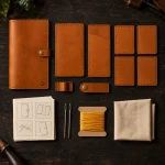 Travel Wallet Kit, everything in the box laid out
