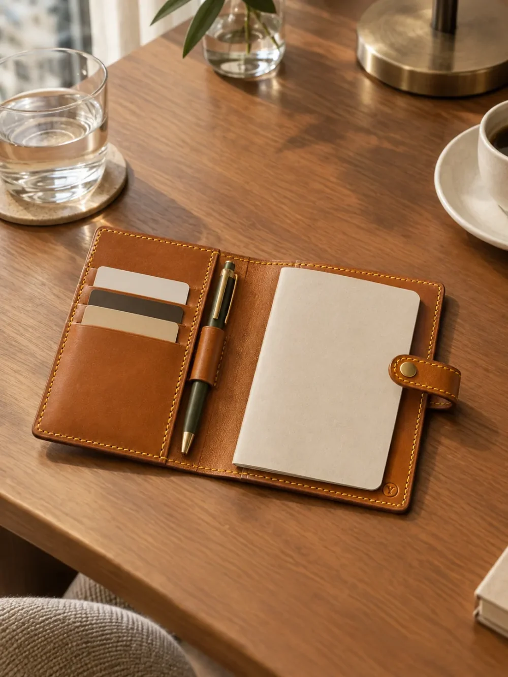 Travel Wallet Kit in use